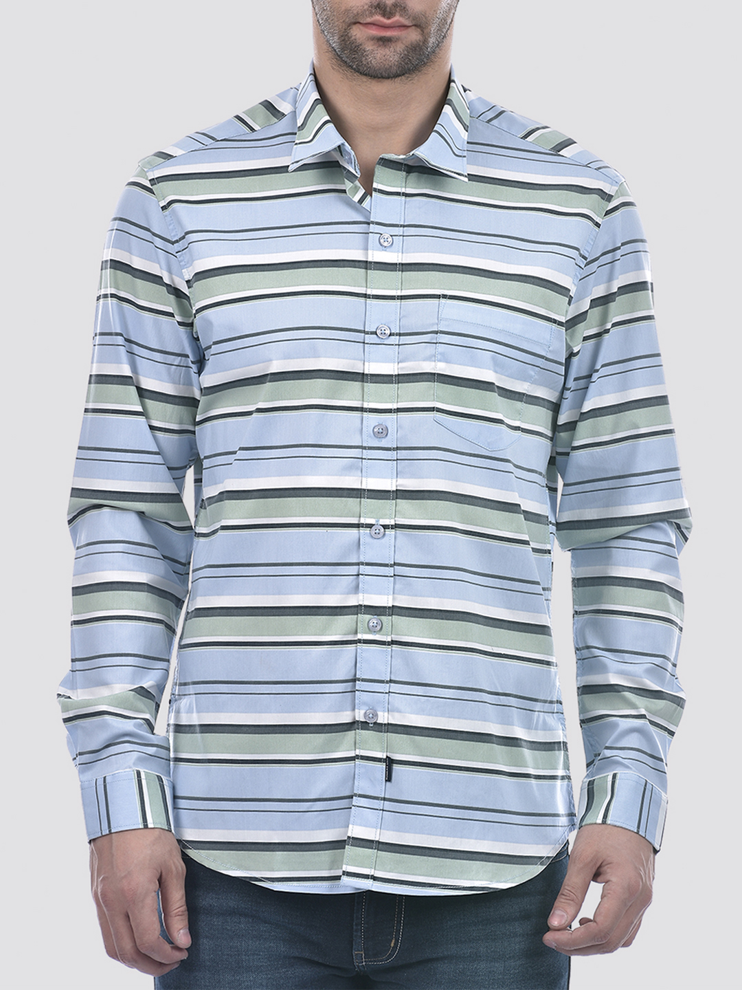 Numero Uno Men Striped Multicolor Shirt